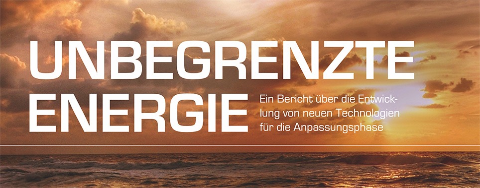 Energie steht uns unbegrenzt zur Verf&uuml;gung